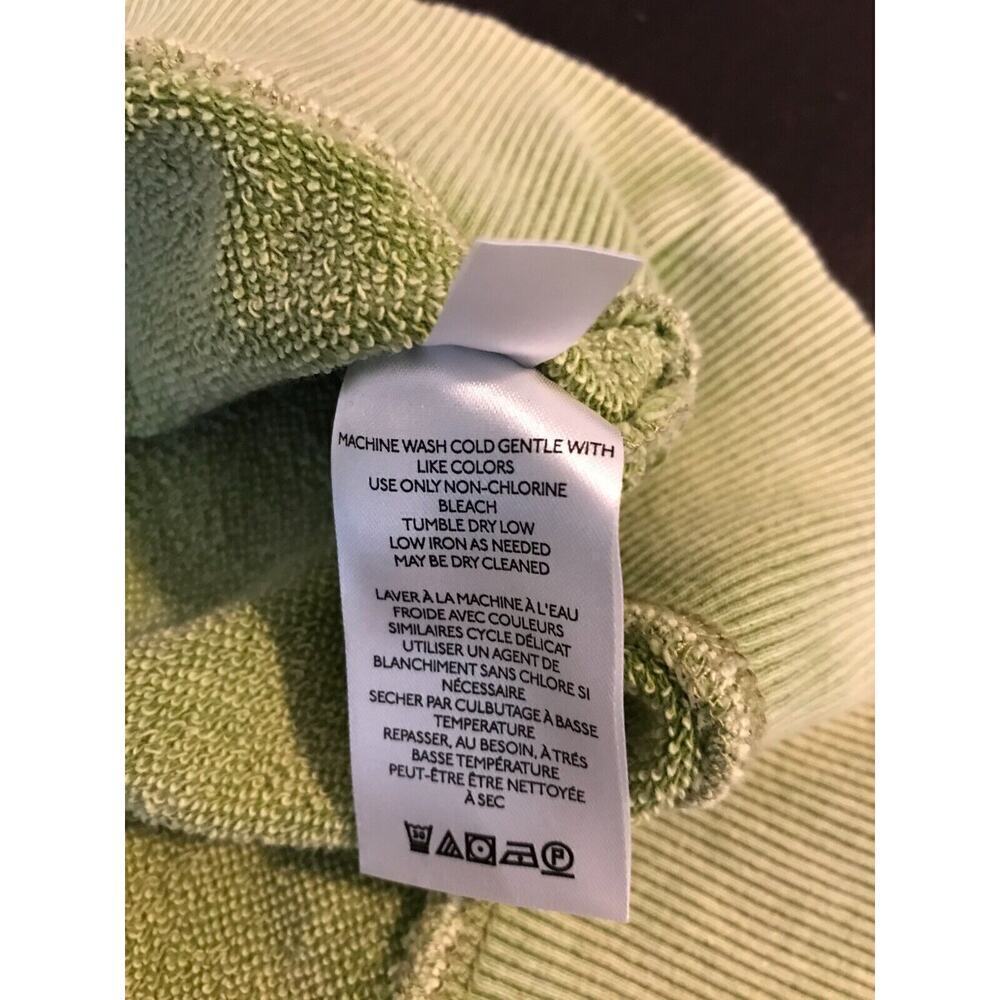 Anthro Pilcro Donna Lime Pullover Sweatshirt Off Shoulder XS - Picture 11 of 12